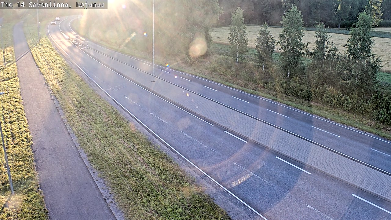 Weather Camera Image Road 14 Savonlinna, Nojanmaa, Savonlinna, Etelä-Savo