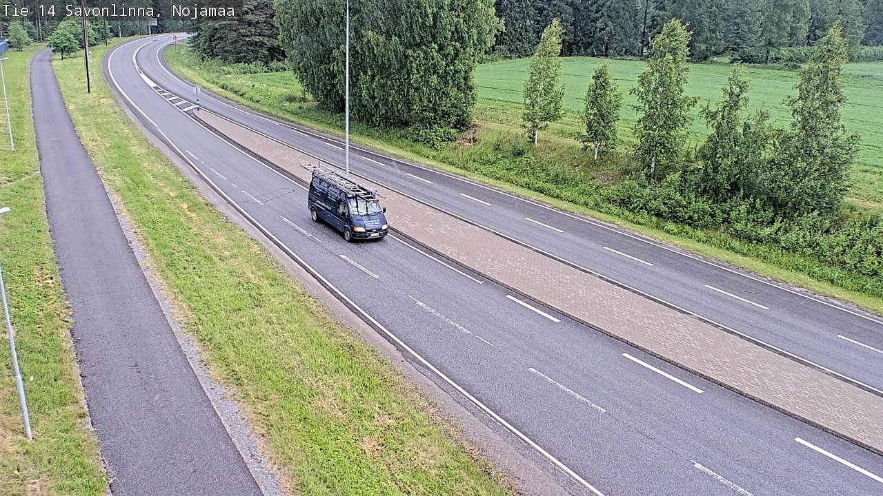Weather Camera Image Väg 14 Nyslott, Nojanmaa, Savonlinna, Etelä-Savo