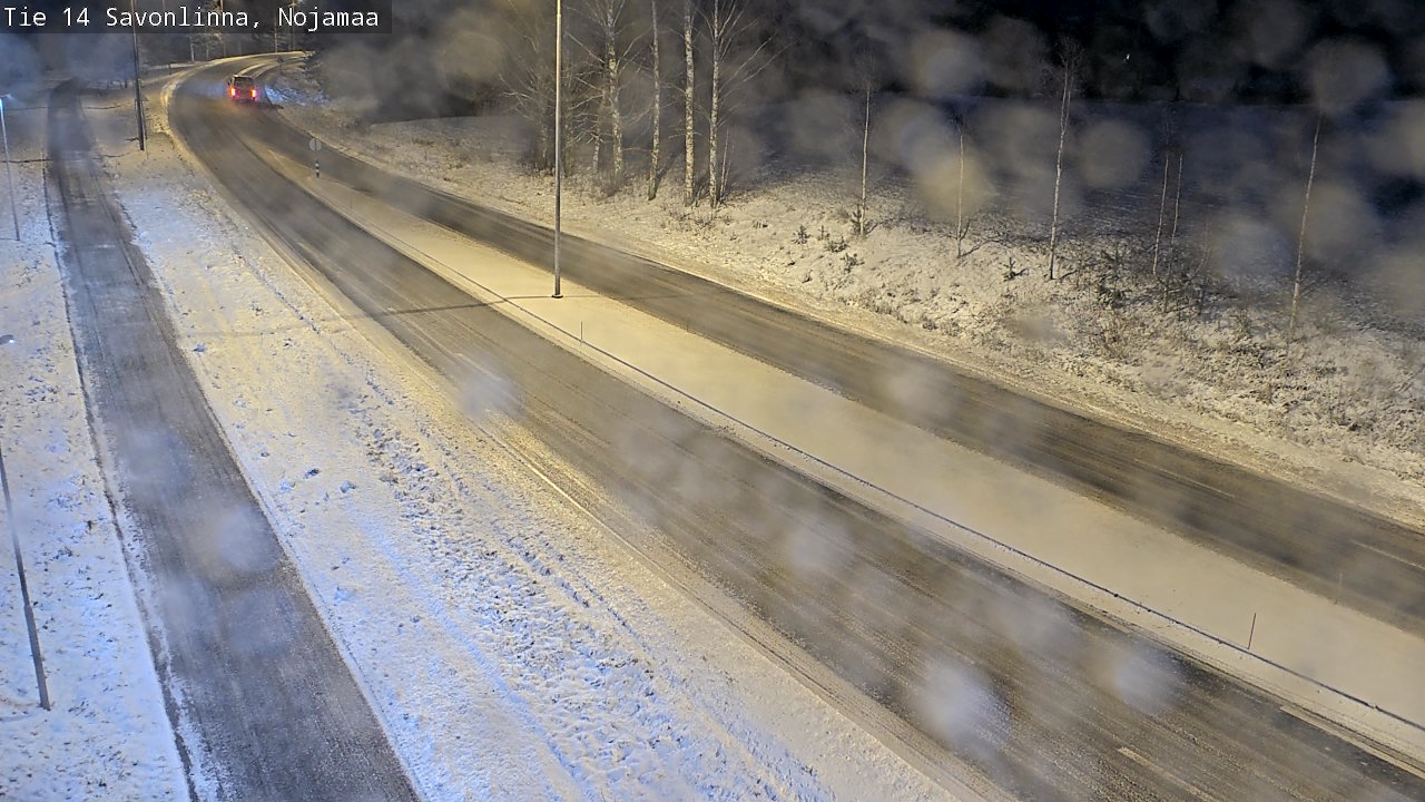 Weather Camera Image Väg 14 Nyslott, Nojanmaa, Savonlinna, Etelä-Savo