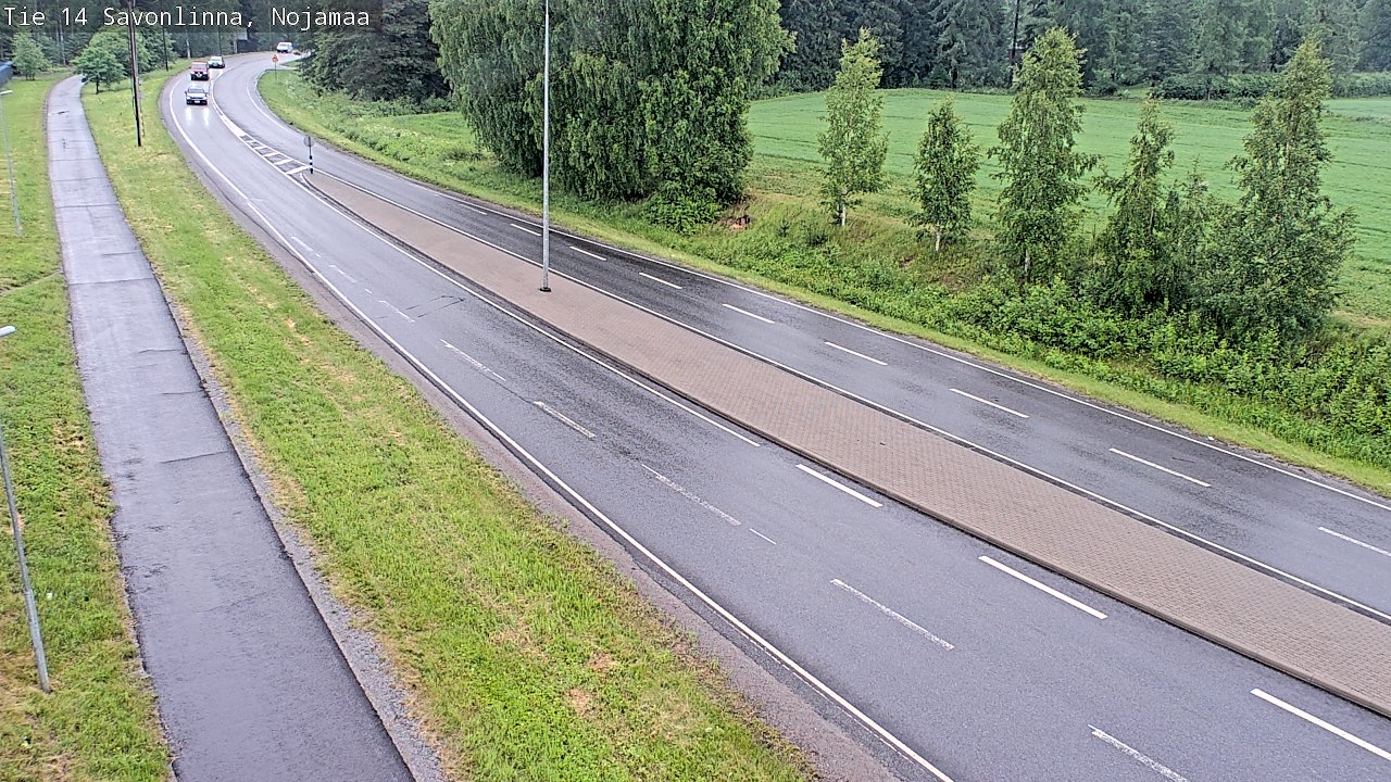 Weather Camera Image Road 14 Savonlinna, Nojanmaa, Savonlinna, Etelä-Savo
