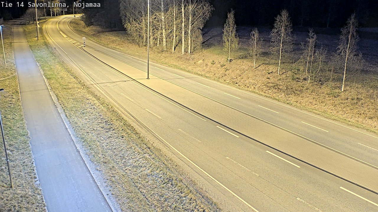 Weather Camera Image Väg 14 Nyslott, Nojanmaa, Savonlinna, Etelä-Savo