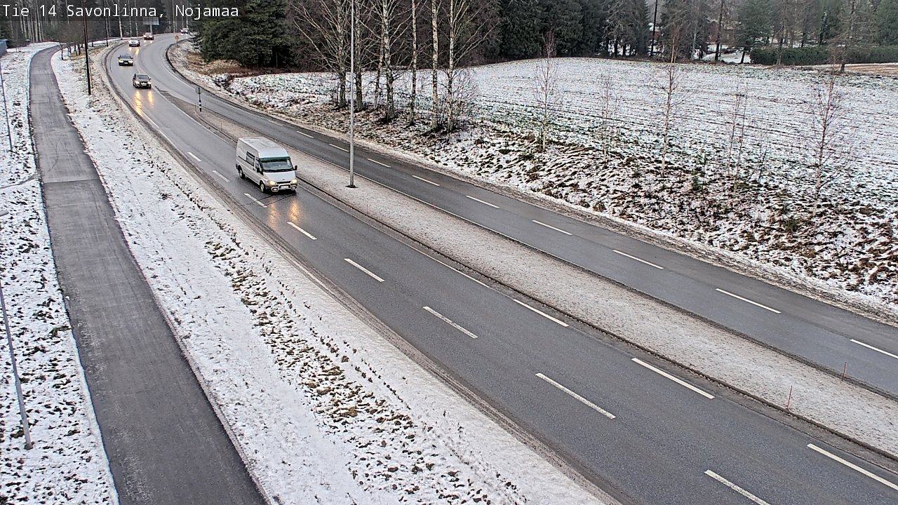 Weather Camera Image Väg 14 Nyslott, Nojanmaa, Savonlinna, Etelä-Savo