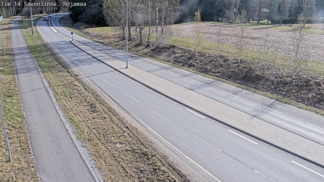 Weather Camera Image Väg 14 Nyslott, Nojanmaa, Savonlinna, Etelä-Savo