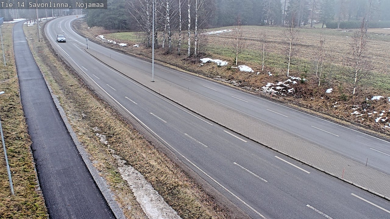Weather Camera Image Road 14 Savonlinna, Nojanmaa, Savonlinna, Etelä-Savo