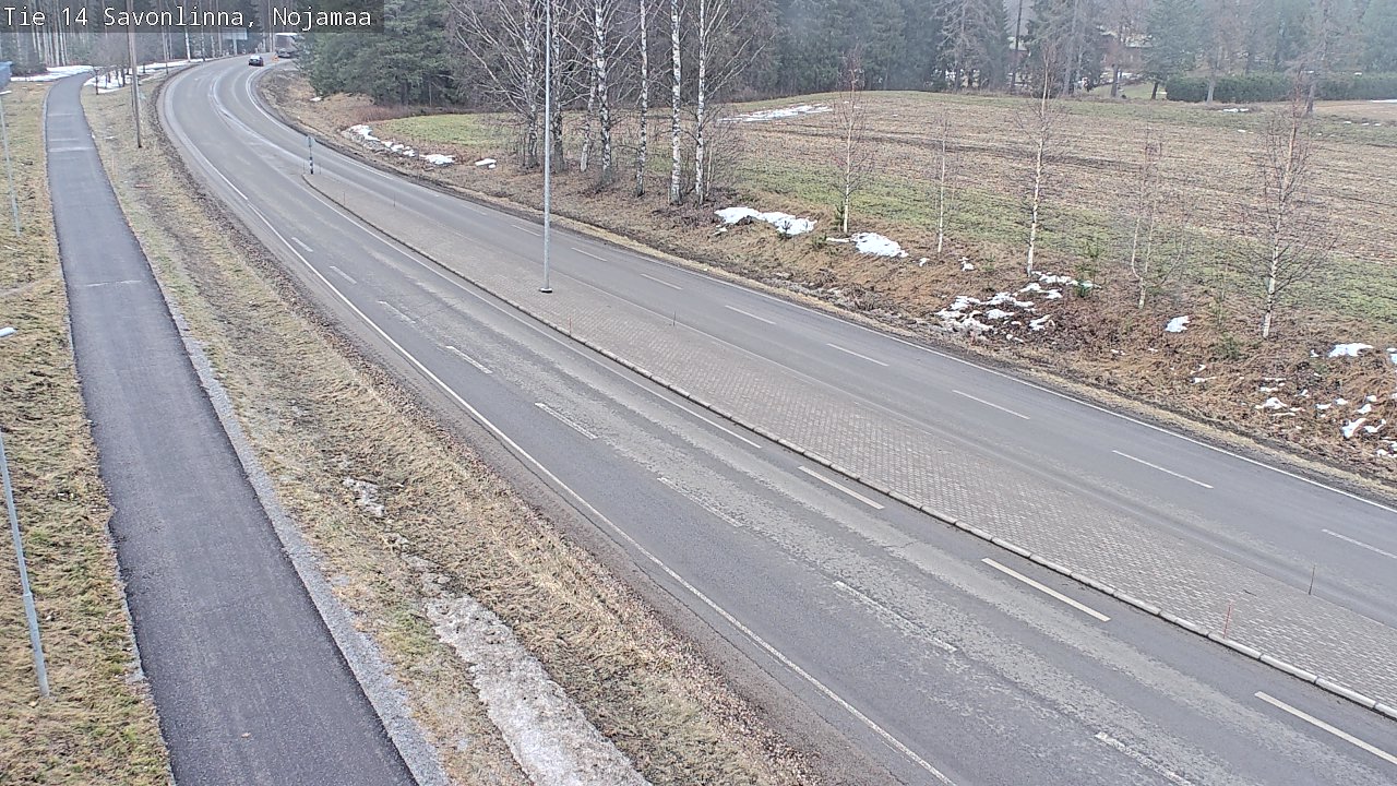 Weather Camera Image Road 14 Savonlinna, Nojanmaa, Savonlinna, Etelä-Savo