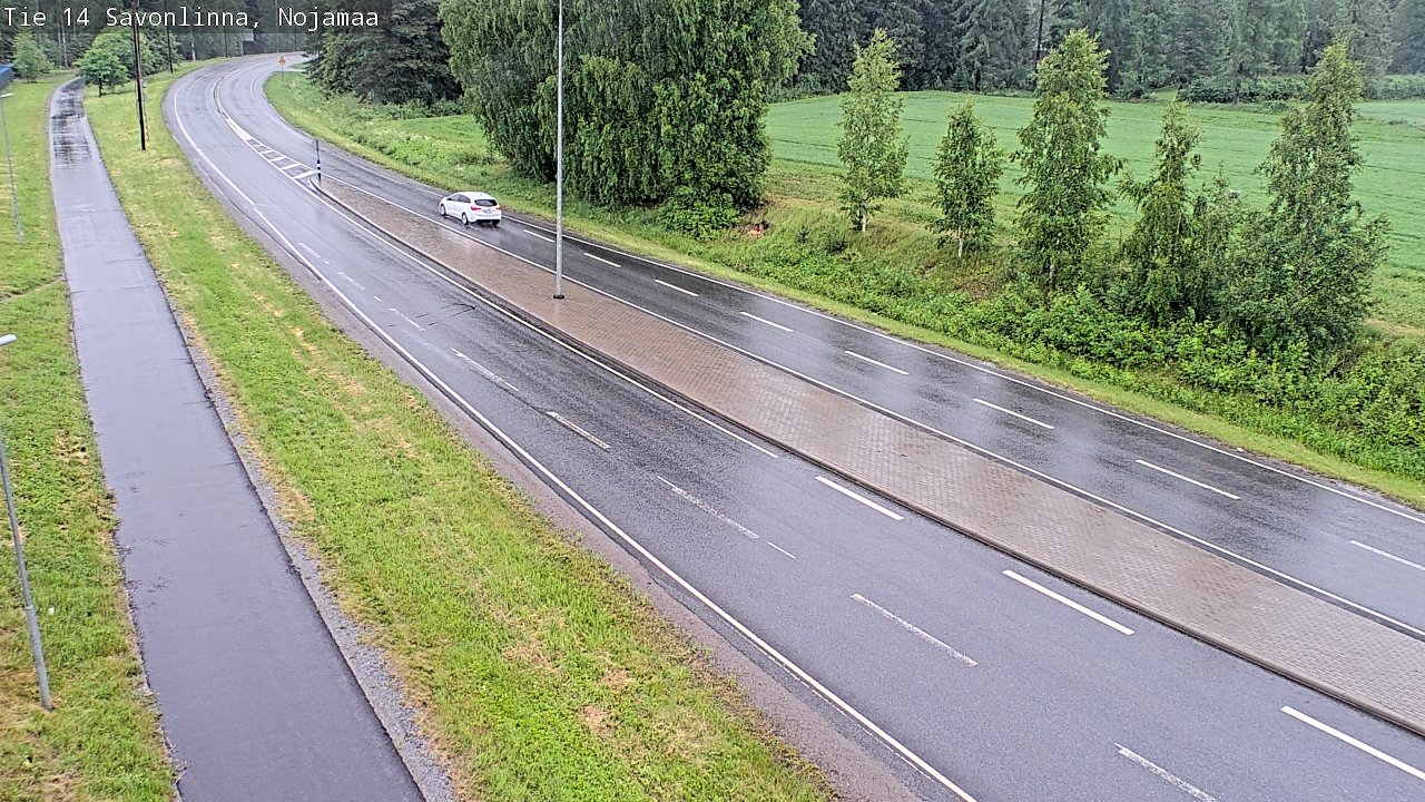 Weather Camera Image Väg 14 Nyslott, Nojanmaa, Savonlinna, Etelä-Savo