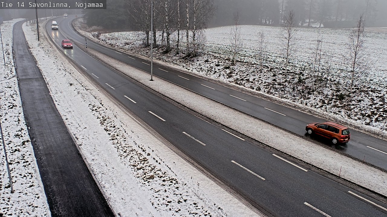Weather Camera Image Väg 14 Nyslott, Nojanmaa, Savonlinna, Etelä-Savo