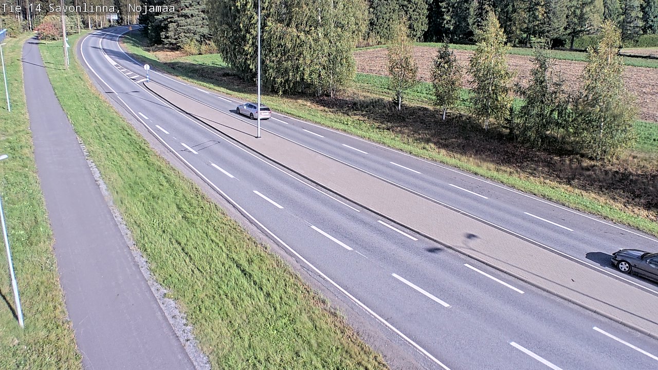 Weather Camera Image Road 14 Savonlinna, Nojanmaa, Savonlinna, Etelä-Savo