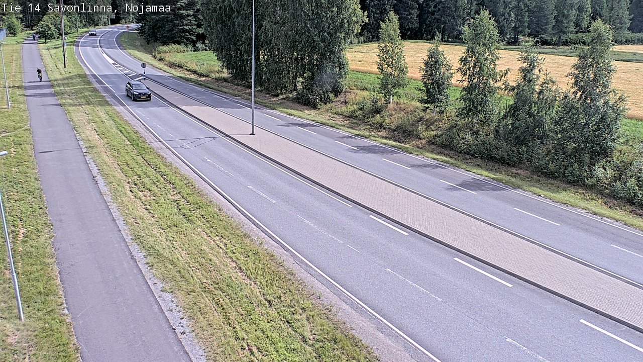 Weather Camera Image Väg 14 Nyslott, Nojanmaa, Savonlinna, Etelä-Savo
