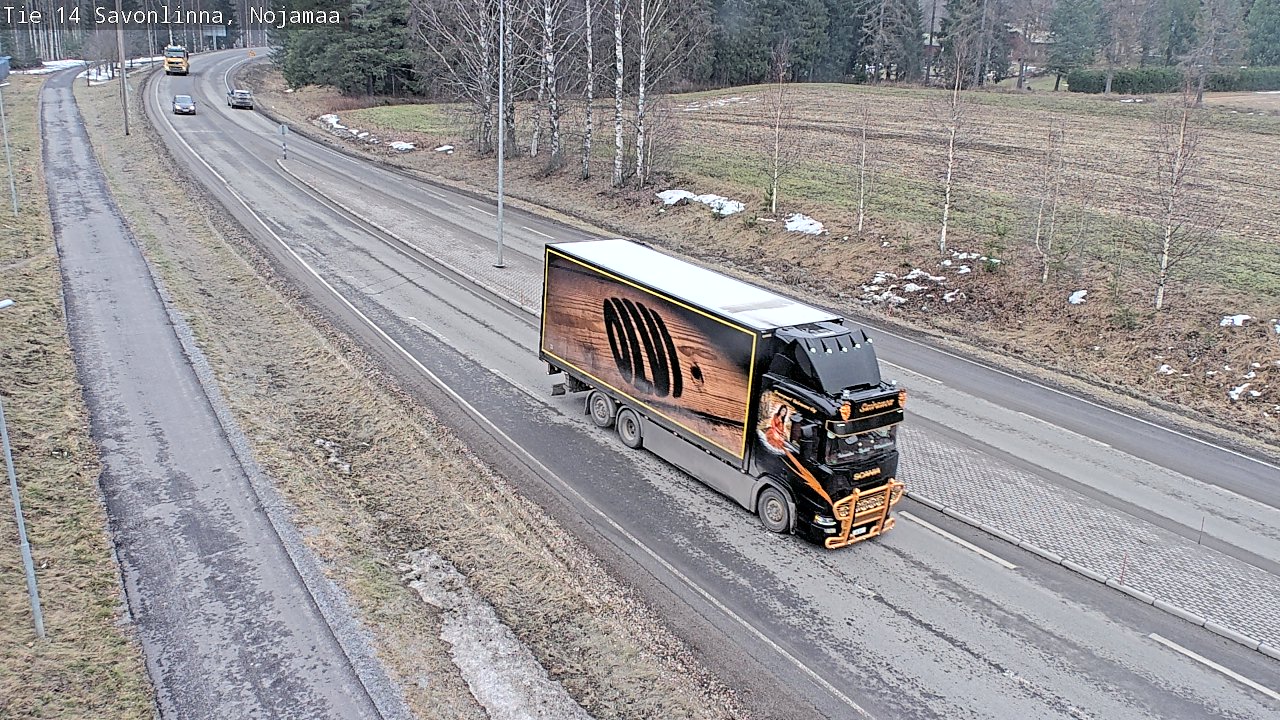 Weather Camera Image Road 14 Savonlinna, Nojanmaa, Savonlinna, Etelä-Savo