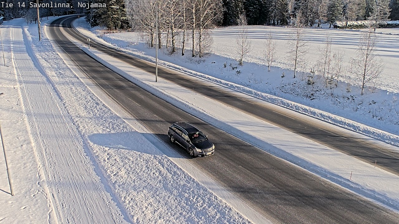 Weather Camera Image Road 14 Savonlinna, Nojanmaa, Savonlinna, Etelä-Savo