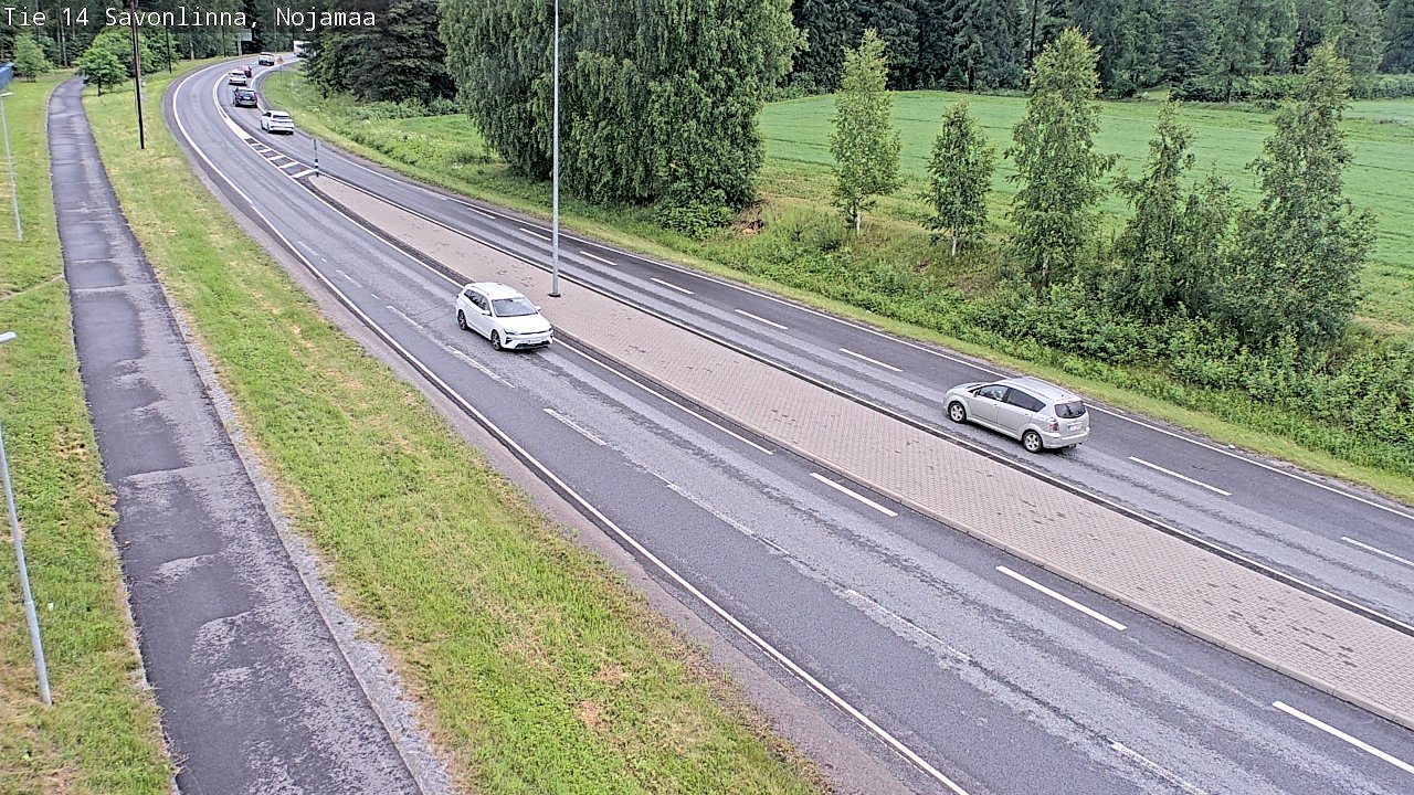 Weather Camera Image Väg 14 Nyslott, Nojanmaa, Savonlinna, Etelä-Savo