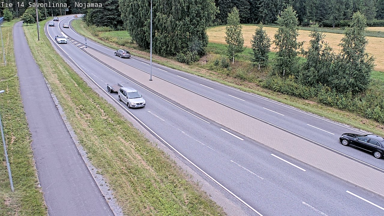 Weather Camera Image Road 14 Savonlinna, Nojanmaa, Savonlinna, Etelä-Savo