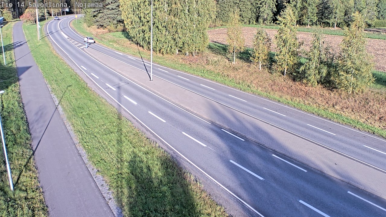 Weather Camera Image Road 14 Savonlinna, Nojanmaa, Savonlinna, Etelä-Savo