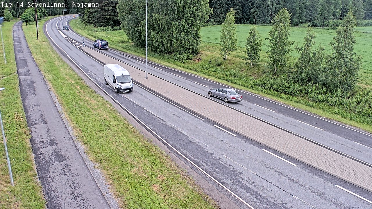 Weather Camera Image Väg 14 Nyslott, Nojanmaa, Savonlinna, Etelä-Savo