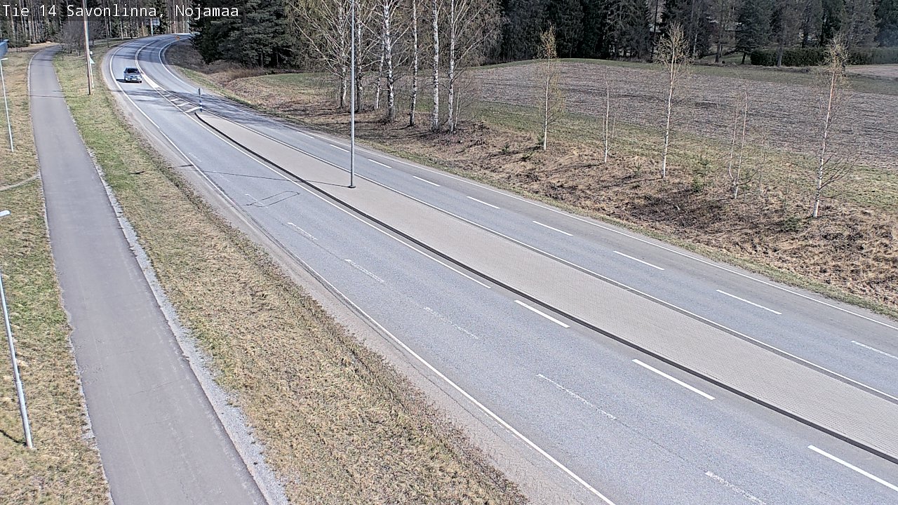 Weather Camera Image Väg 14 Nyslott, Nojanmaa, Savonlinna, Etelä-Savo
