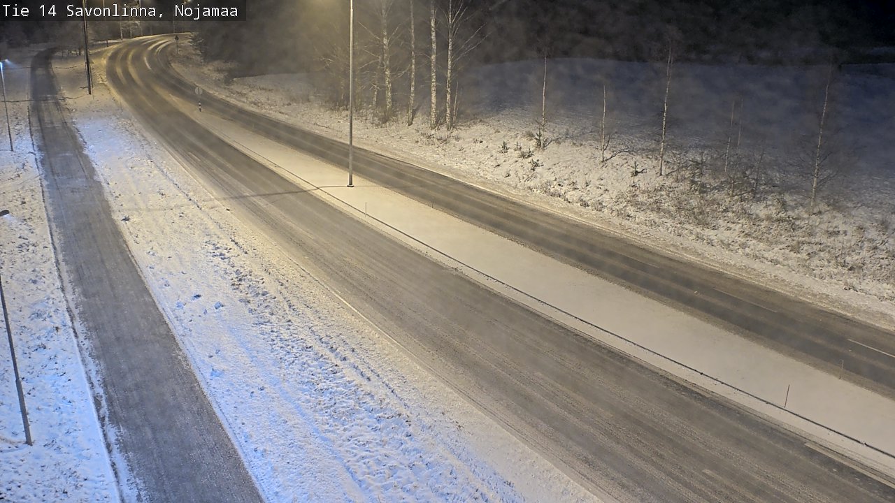 Weather Camera Image Väg 14 Nyslott, Nojanmaa, Savonlinna, Etelä-Savo