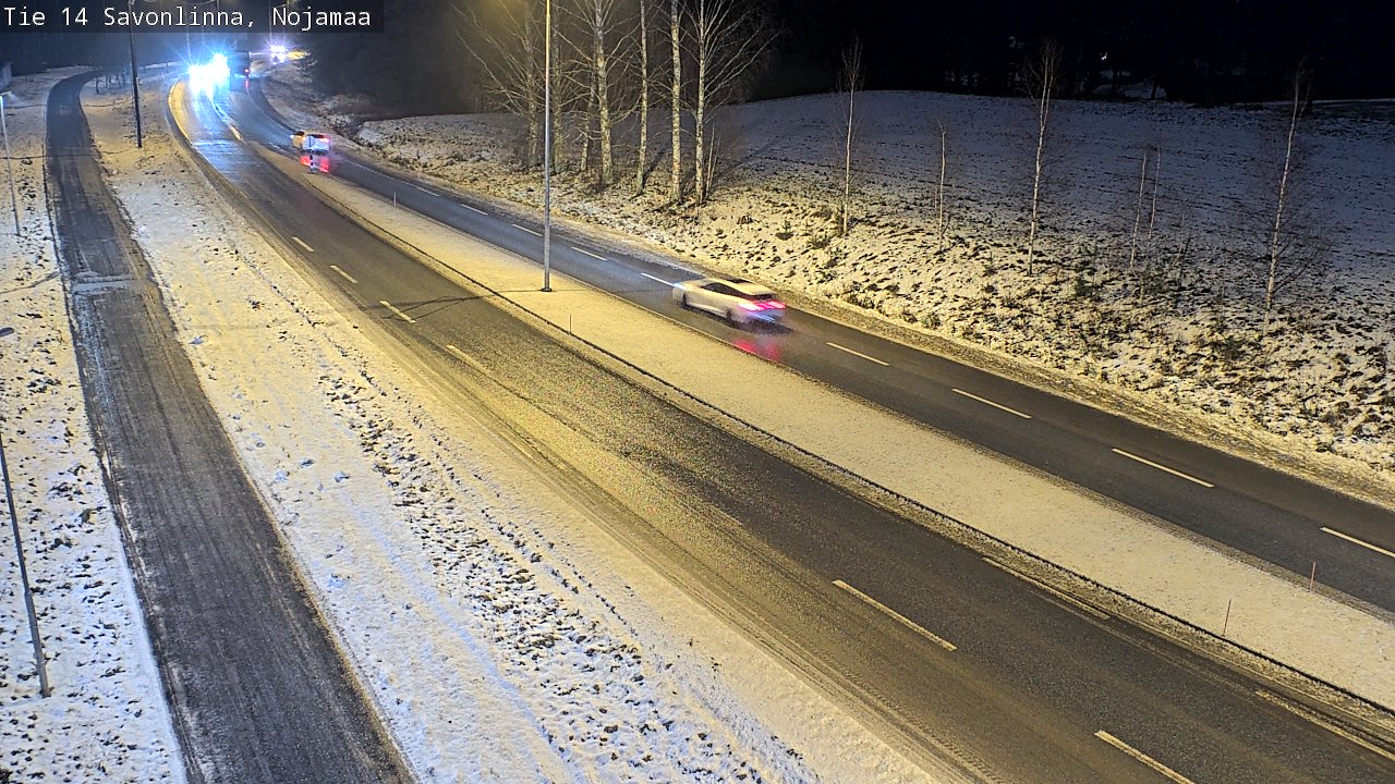 Weather Camera Image Väg 14 Nyslott, Nojanmaa, Savonlinna, Etelä-Savo