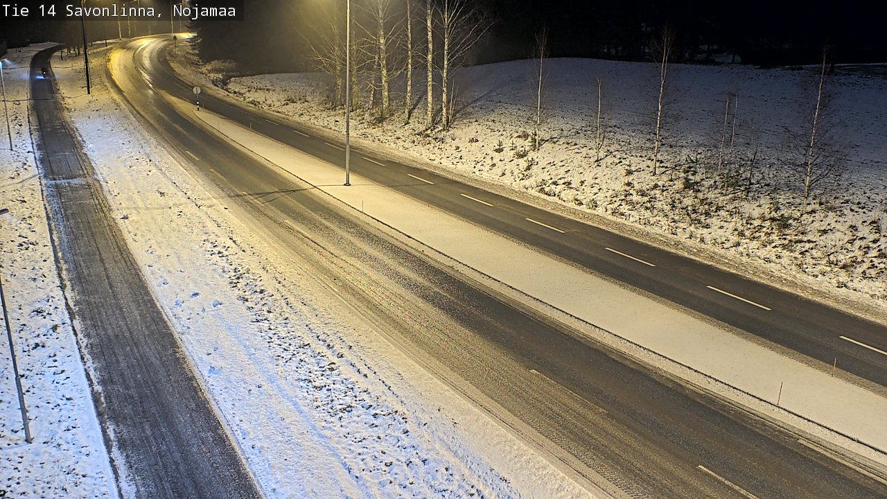 Weather Camera Image Väg 14 Nyslott, Nojanmaa, Savonlinna, Etelä-Savo