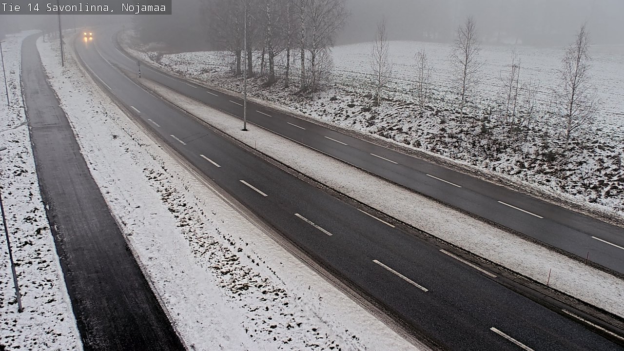 Weather Camera Image Väg 14 Nyslott, Nojanmaa, Savonlinna, Etelä-Savo