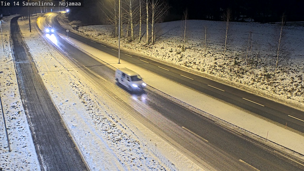 Weather Camera Image Väg 14 Nyslott, Nojanmaa, Savonlinna, Etelä-Savo