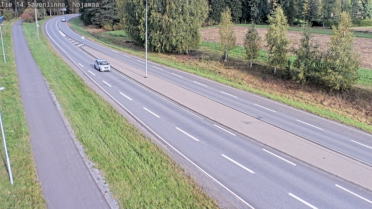 Weather Camera Image Road 14 Savonlinna, Nojanmaa, Savonlinna, Etelä-Savo