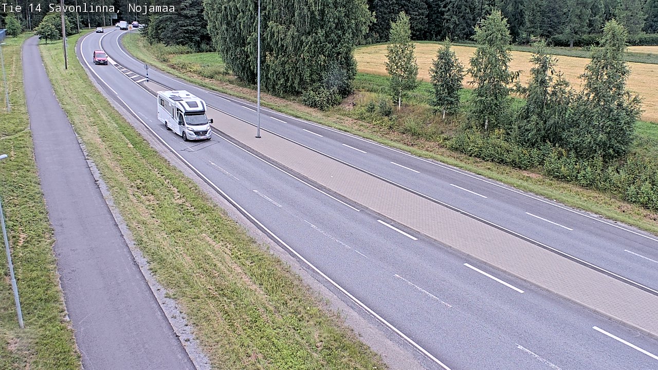 Weather Camera Image Road 14 Savonlinna, Nojanmaa, Savonlinna, Etelä-Savo