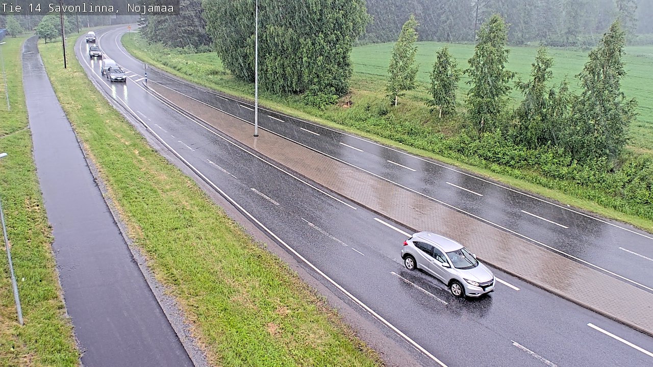 Weather Camera Image Väg 14 Nyslott, Nojanmaa, Savonlinna, Etelä-Savo