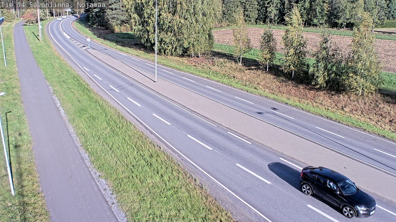 Weather Camera Image Road 14 Savonlinna, Nojanmaa, Savonlinna, Etelä-Savo