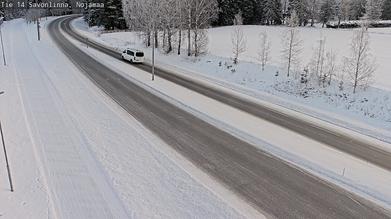 Weather Camera Image Road 14 Savonlinna, Nojanmaa, Savonlinna, Etelä-Savo