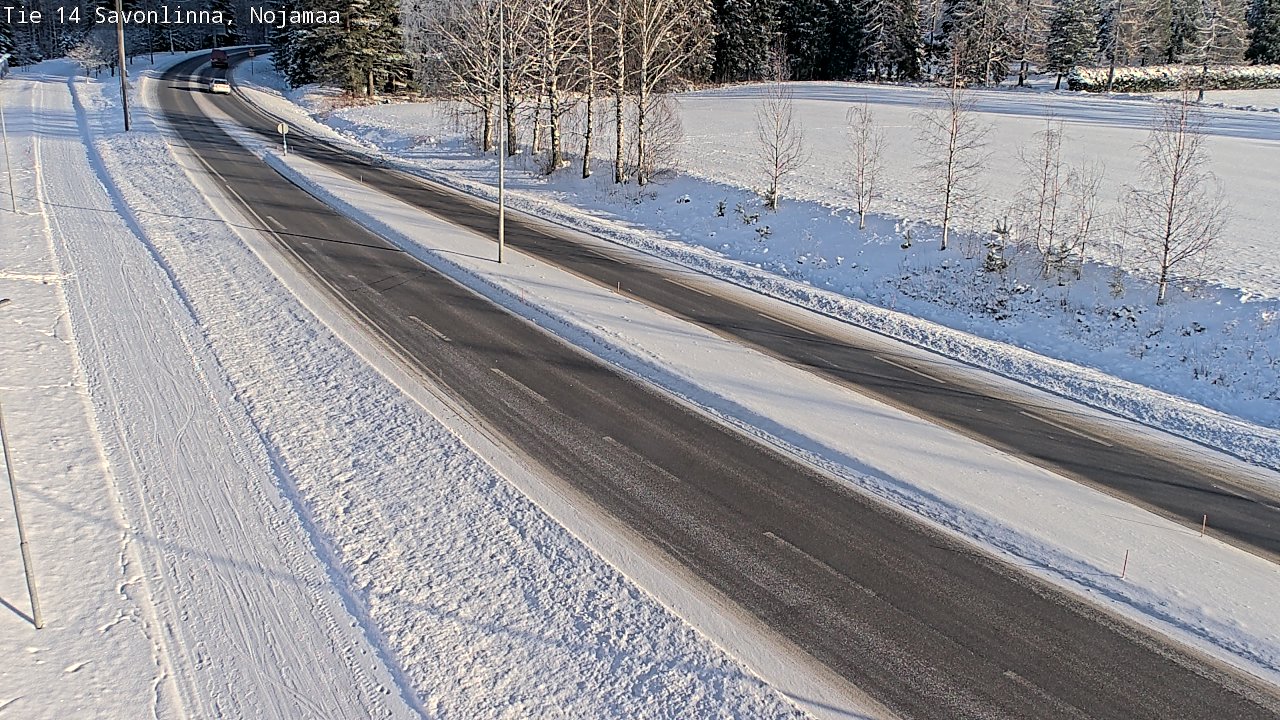 Weather Camera Image Road 14 Savonlinna, Nojanmaa, Savonlinna, Etelä-Savo