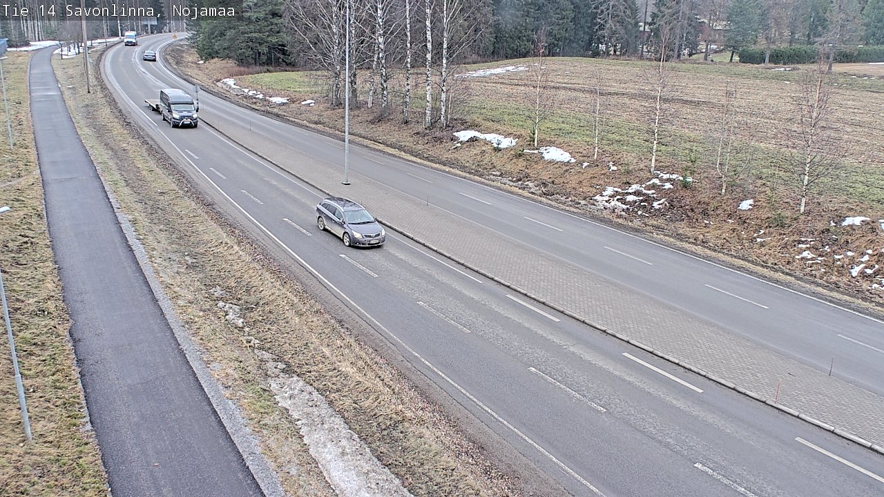 Weather Camera Image Road 14 Savonlinna, Nojanmaa, Savonlinna, Etelä-Savo