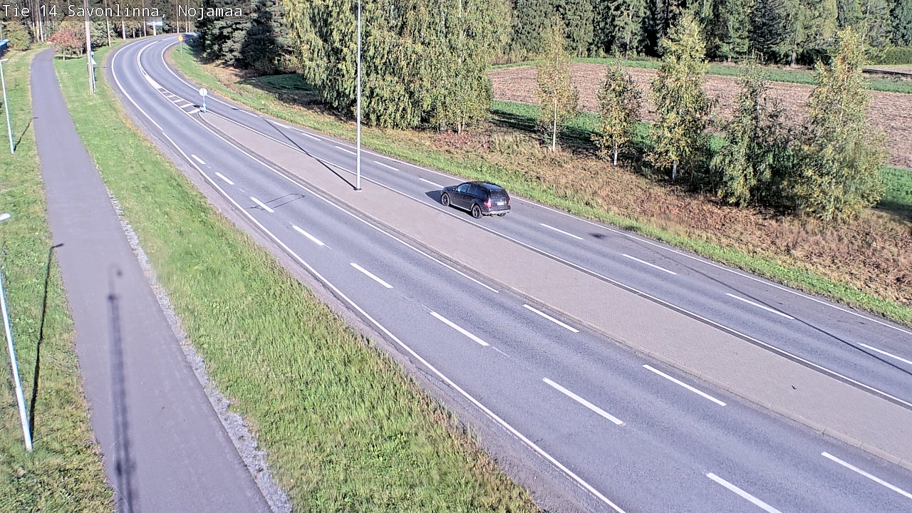 Weather Camera Image Road 14 Savonlinna, Nojanmaa, Savonlinna, Etelä-Savo