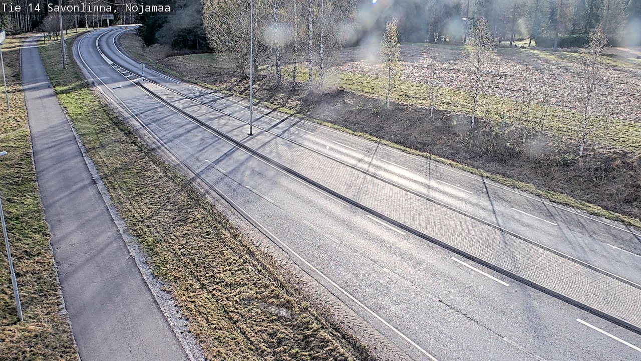 Weather Camera Image Väg 14 Nyslott, Nojanmaa, Savonlinna, Etelä-Savo