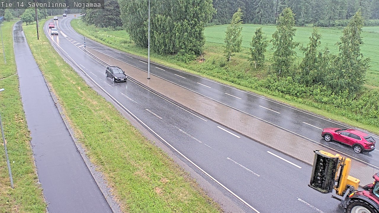 Weather Camera Image Väg 14 Nyslott, Nojanmaa, Savonlinna, Etelä-Savo