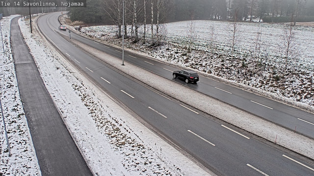 Weather Camera Image Väg 14 Nyslott, Nojanmaa, Savonlinna, Etelä-Savo