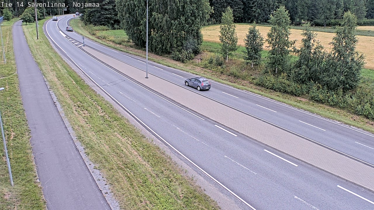 Weather Camera Image Road 14 Savonlinna, Nojanmaa, Savonlinna, Etelä-Savo