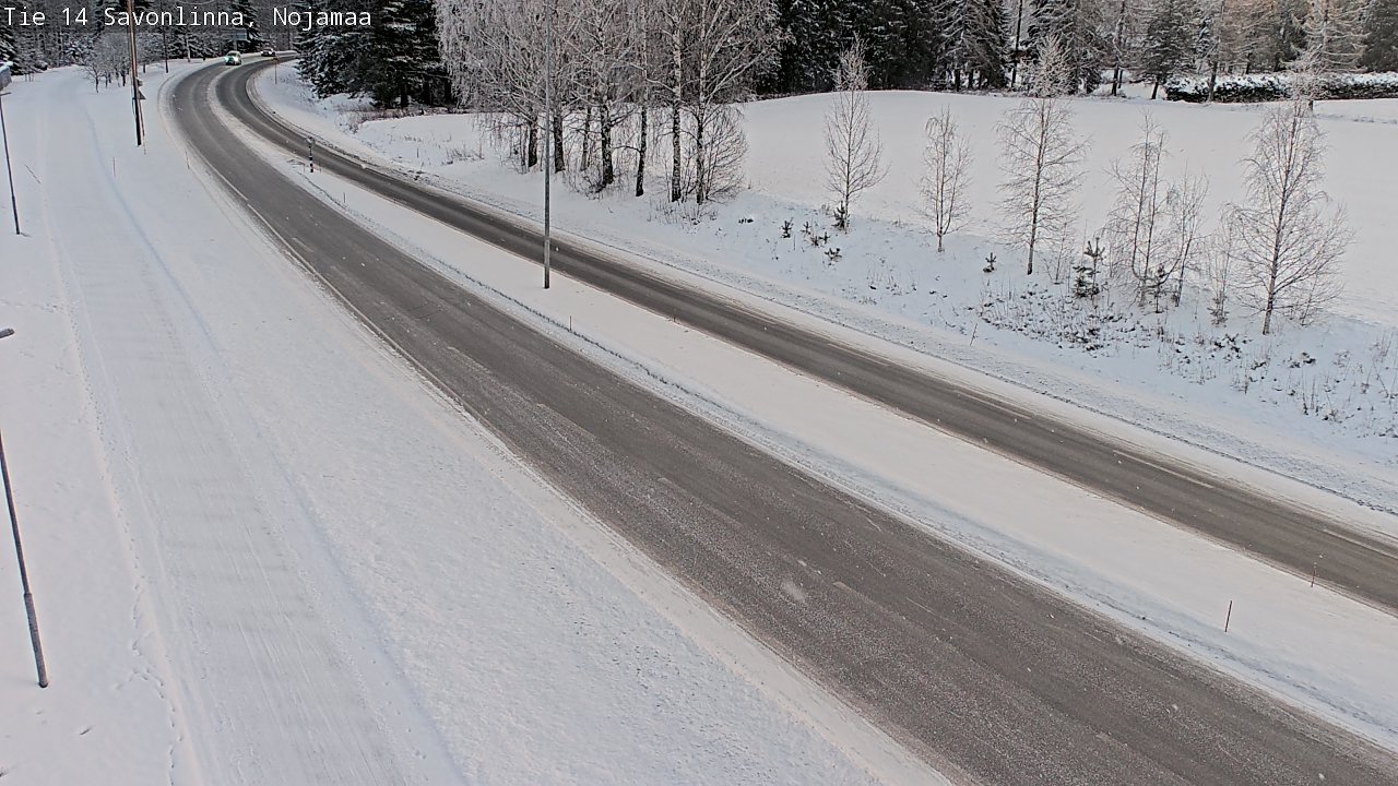 Weather Camera Image Road 14 Savonlinna, Nojanmaa, Savonlinna, Etelä-Savo