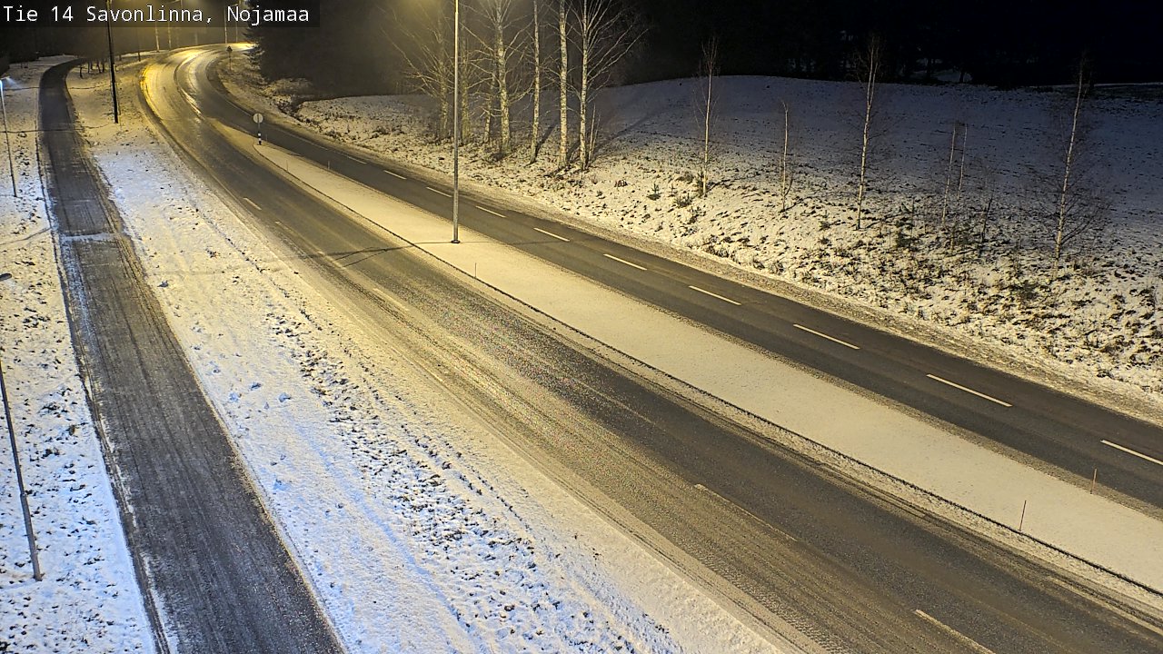 Weather Camera Image Väg 14 Nyslott, Nojanmaa, Savonlinna, Etelä-Savo