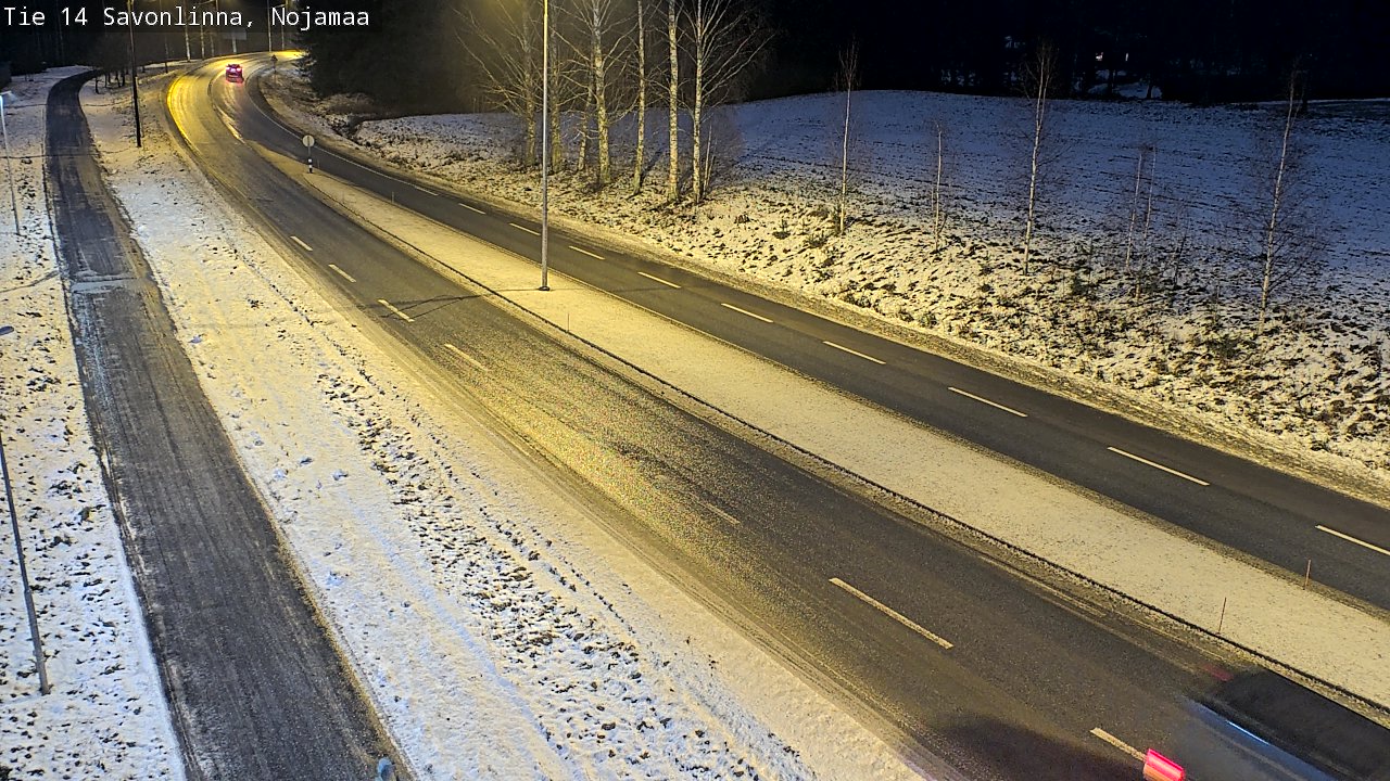 Weather Camera Image Väg 14 Nyslott, Nojanmaa, Savonlinna, Etelä-Savo