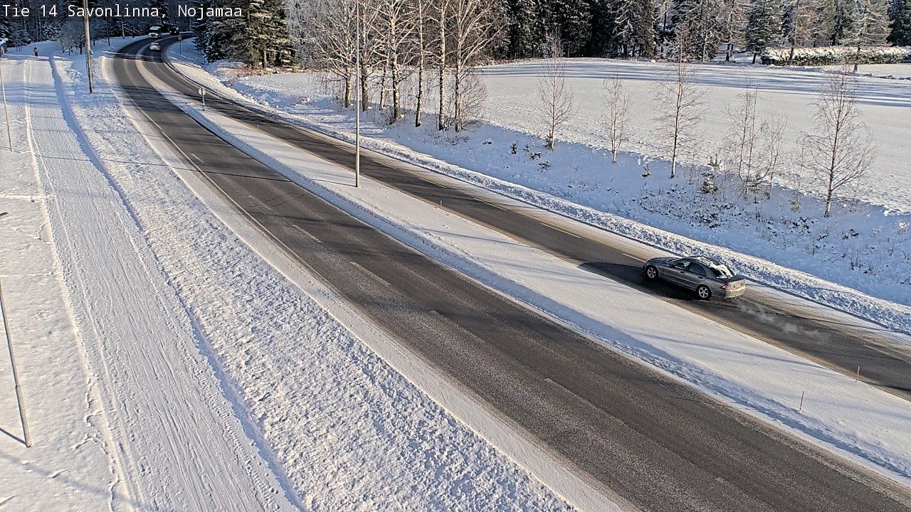 Weather Camera Image Road 14 Savonlinna, Nojanmaa, Savonlinna, Etelä-Savo