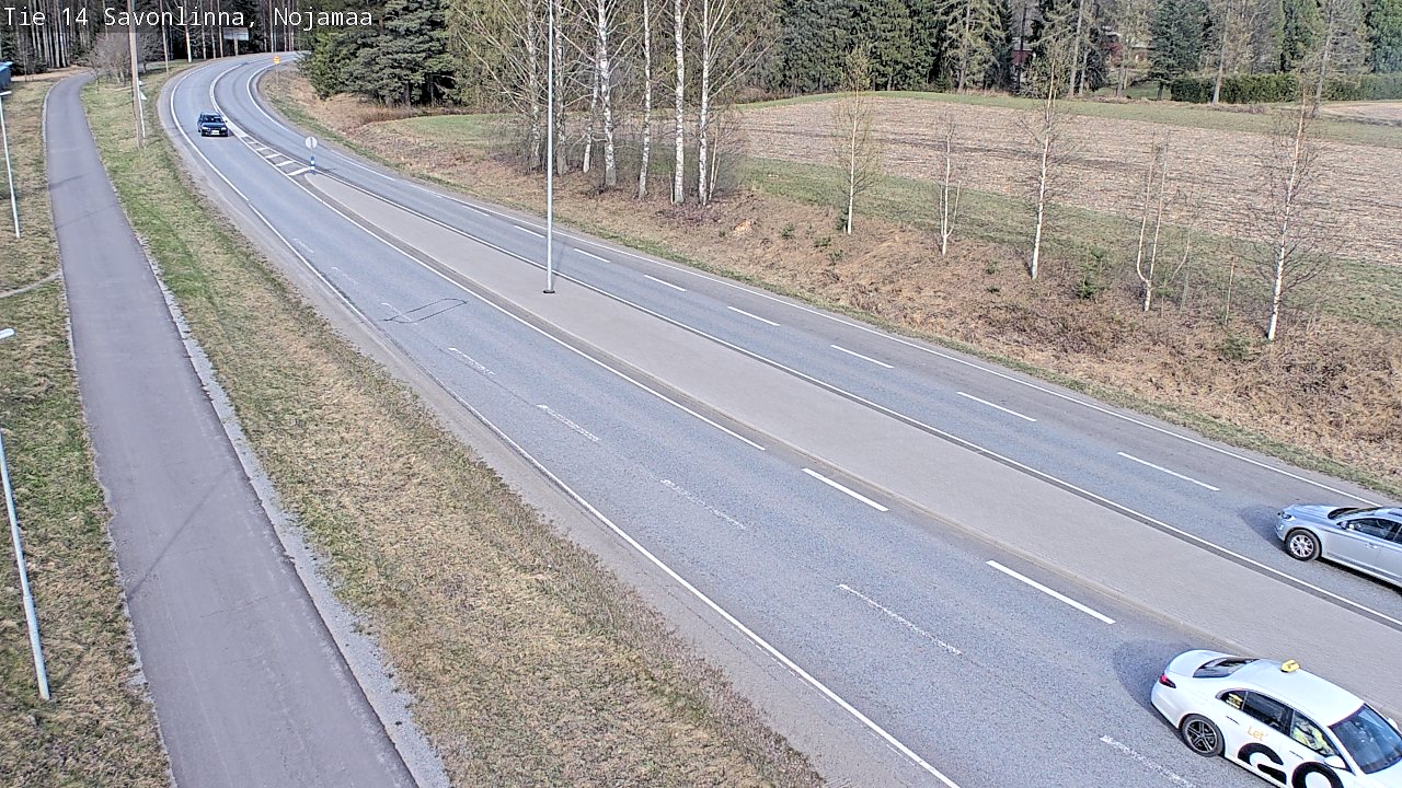 Weather Camera Image Väg 14 Nyslott, Nojanmaa, Savonlinna, Etelä-Savo