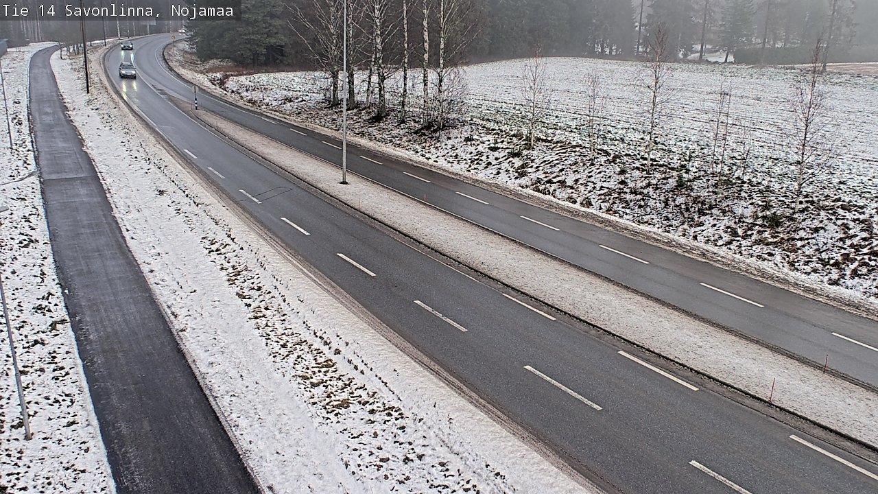 Weather Camera Image Väg 14 Nyslott, Nojanmaa, Savonlinna, Etelä-Savo