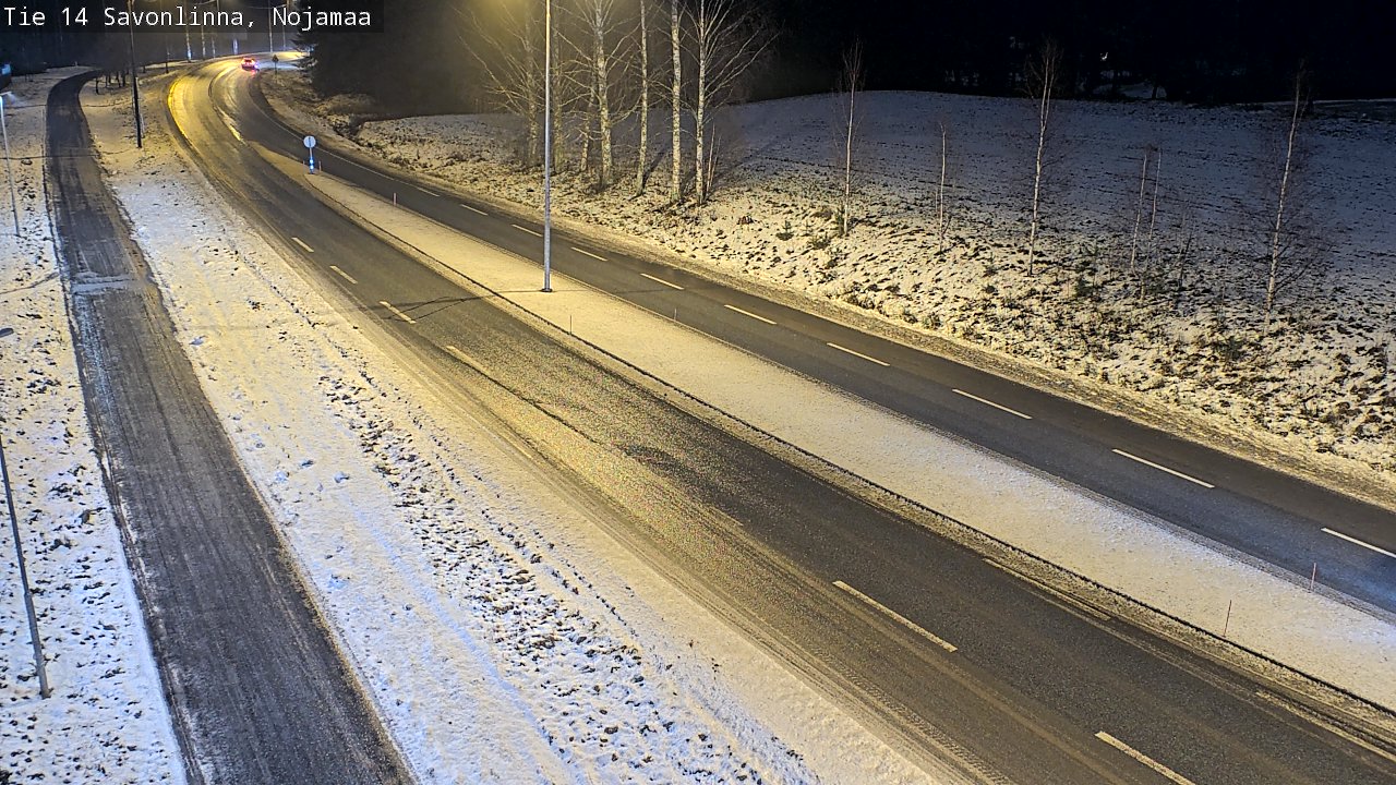Weather Camera Image Väg 14 Nyslott, Nojanmaa, Savonlinna, Etelä-Savo