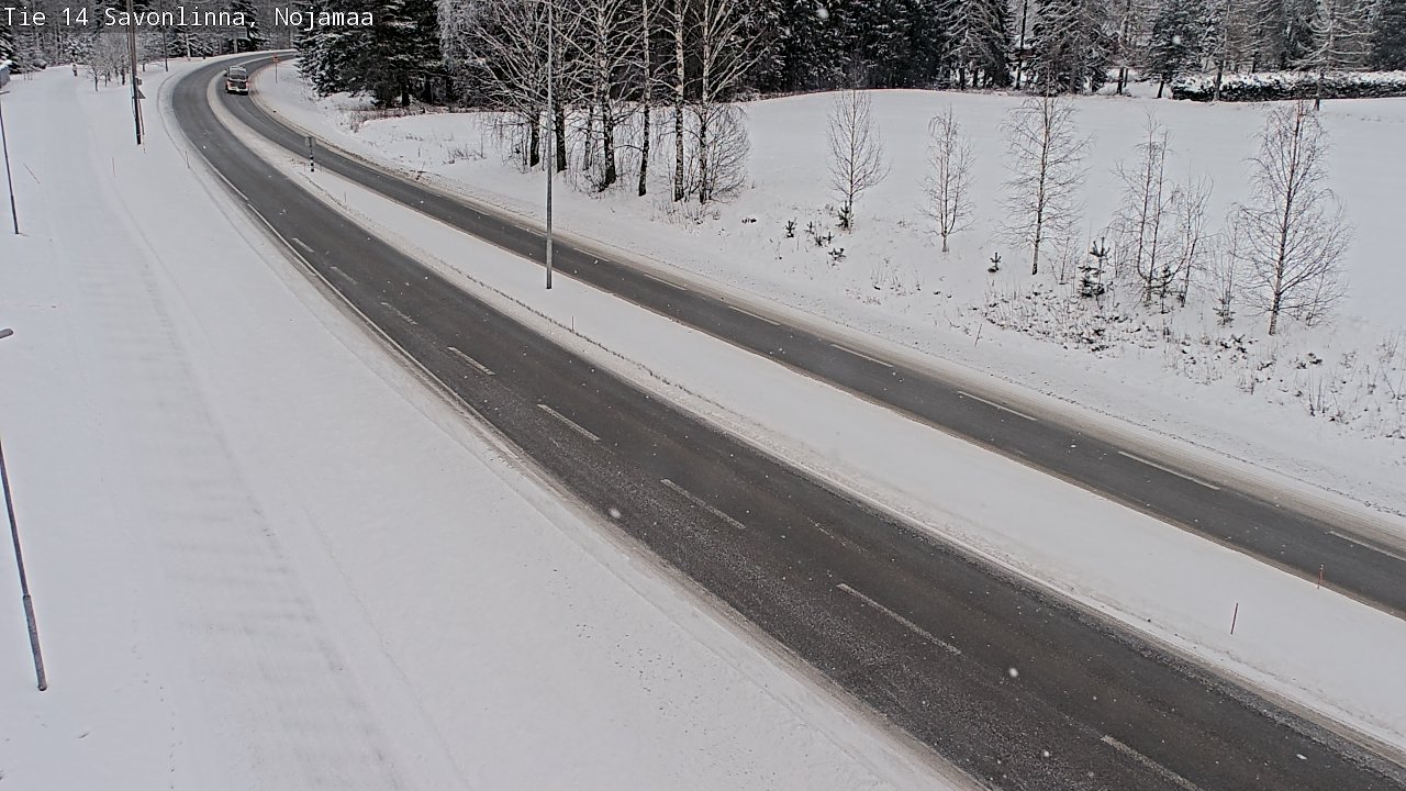 Weather Camera Image Väg 14 Nyslott, Nojanmaa, Savonlinna, Etelä-Savo