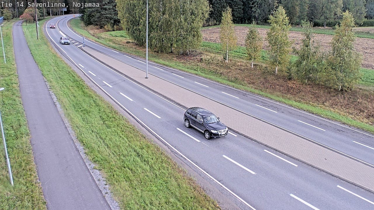 Weather Camera Image Road 14 Savonlinna, Nojanmaa, Savonlinna, Etelä-Savo