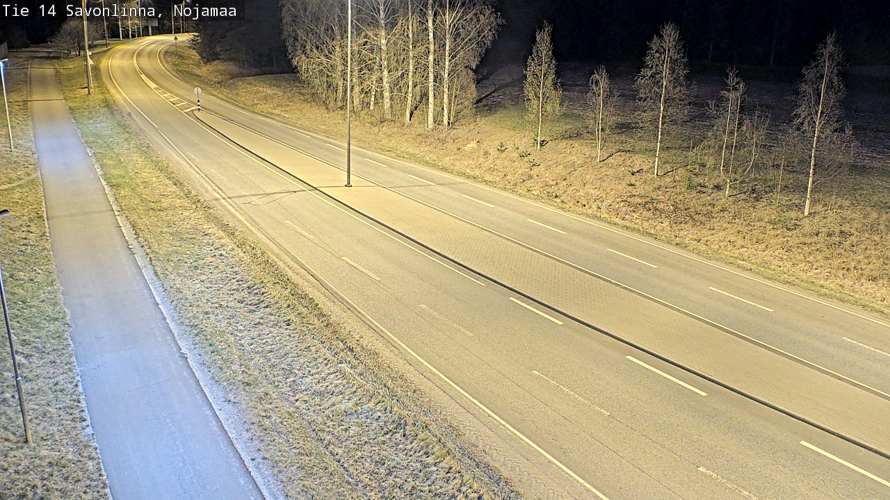 Weather Camera Image Väg 14 Nyslott, Nojanmaa, Savonlinna, Etelä-Savo