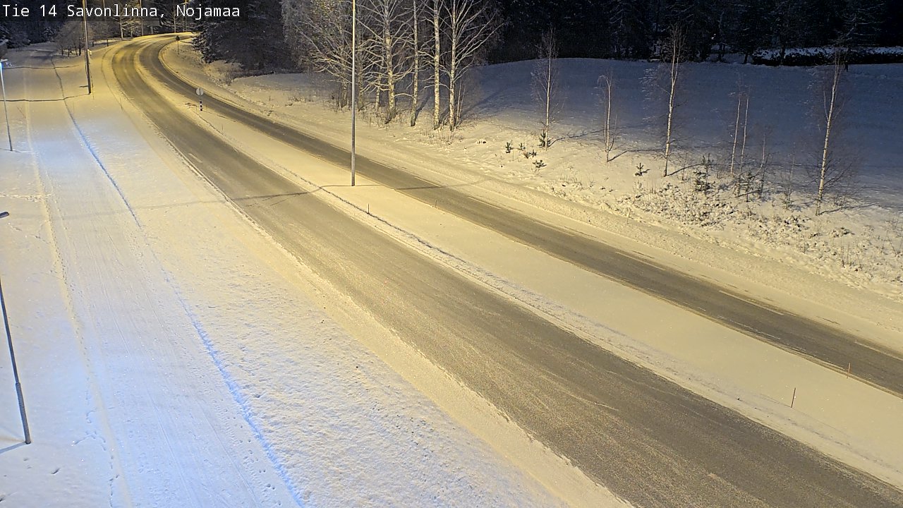 Weather Camera Image Väg 14 Nyslott, Nojanmaa, Savonlinna, Etelä-Savo