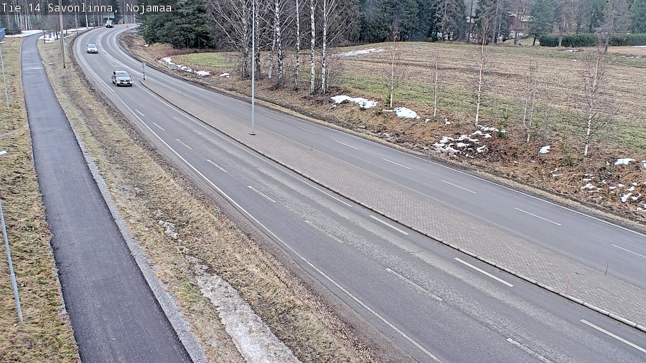 Weather Camera Image Road 14 Savonlinna, Nojanmaa, Savonlinna, Etelä-Savo