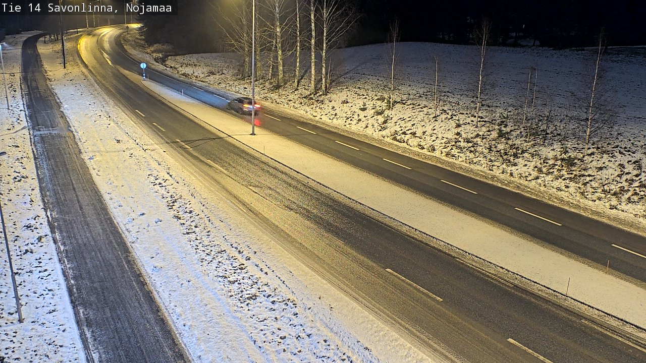 Weather Camera Image Väg 14 Nyslott, Nojanmaa, Savonlinna, Etelä-Savo